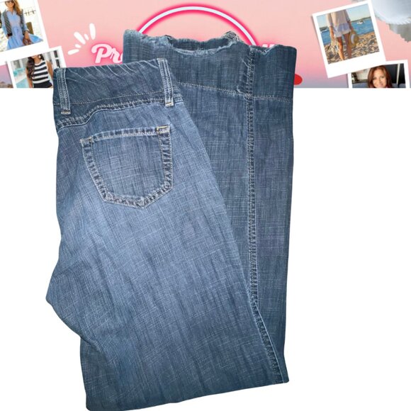 Vintage Wide Leg Flare Jeans Size 6 x 32 very cool - Picture 3 of 10